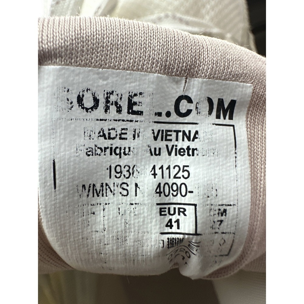 Sorel Women's Out 'N About Lace up Shoes Low Sneakers Ivory Off White Size 10 - Picture 7 of 15